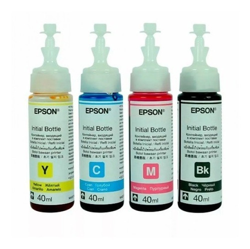 Pack Tinta Original Epson T664 L120 L395 L375 L380 L220 L575