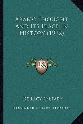 Libro Arabic Thought And Its Place In History (1922) - De...