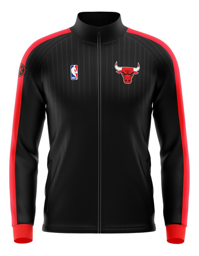 Campera Ranglan Kapho Chicago Bulls Black Niño