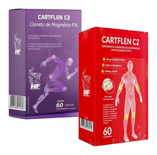 Kit Colágeno Tipo Ii + Cloreto De Magnésio P.a. Articulações