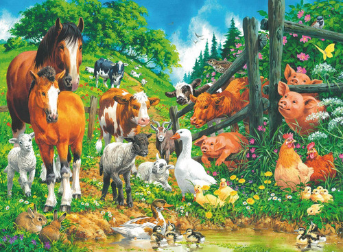 Puzzle Xxl Reunión De Animales Ravensburger