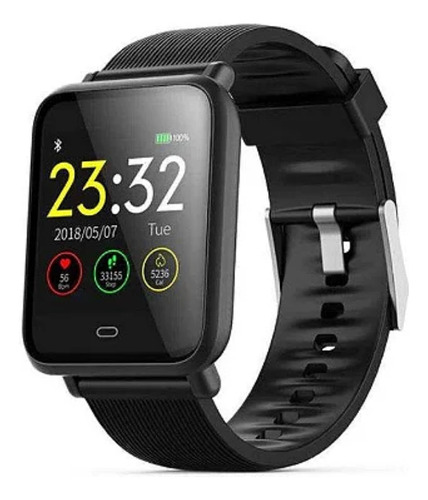 Relogio Smartwatch Inteligente Q9 Pressão Pulso 2 Pulseiras Cor da caixa Preto Cor da pulseira Preto Cor do bisel Preto Desenho da pulseira N/A