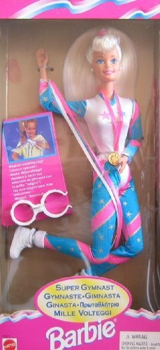 Muñeca Barbie Super Gimnasta Con Anillo Que Cae (1995)