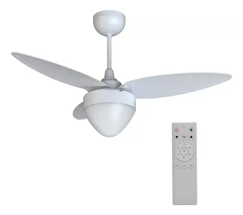 Ventilador De Teto Aires Branco Inverter C/ Controle Remoto 96 Cm Branco 127/220v
