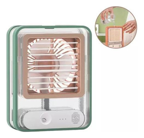 Mini Ventilador Climatizador 3 Velocidades 600ml Usb