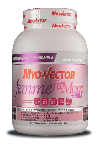 Proteína Mujer Myovector Femme Fit Mom + Hmb 3 Lbs