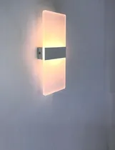 Comprar Aplique De Pared Led 7w Cálido Con Acrilico Y Metal 40cm