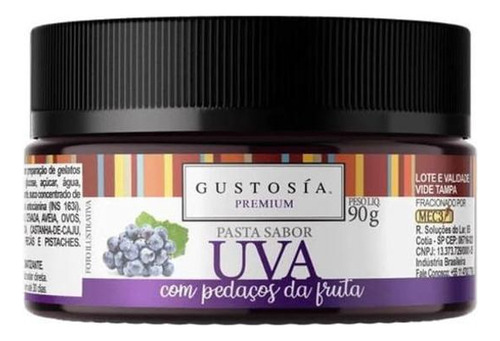 Pasta Saborizante Gustosía Premium Uva 90g Mec3