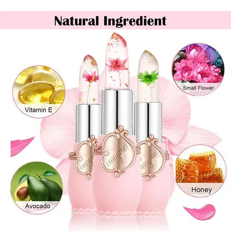 Btspring Lpiz Labial Transparente De Jalea De Flores, 6 Paqu