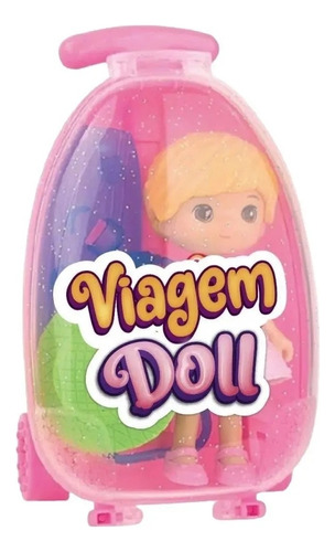 Viagem Doll Kit Bonecas Sortidas - Polibrinq Kb005