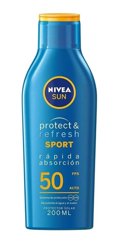 Nivea Sun Protector Solar Fps 50+ Protect Y Refresh 200ml