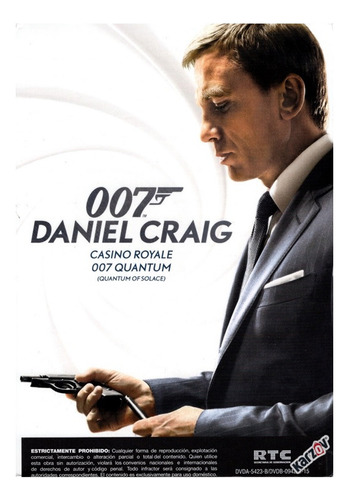 007 James Bond Casino Royale Quantum Solace 2 Peliculas Dvd