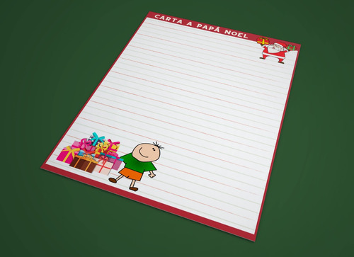 Kit Imprimible Carta Papa Noel Navidad P294