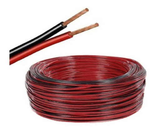 Fio Paralelo Bicolor Pt-vm 2x14awg (2x1,50mm²) Rolo 100mts