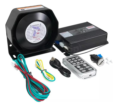 Sirena De Alarma 12v 200w 18