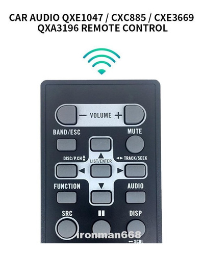 Control Remoto Reproductor Pioneer Qxe1047 - Cx8885 Original