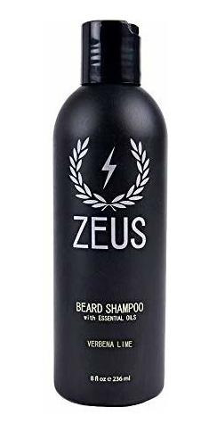 Zeus Barba Champú Y Gel Para Hombres - 8 Oz - Barba Lavar Co