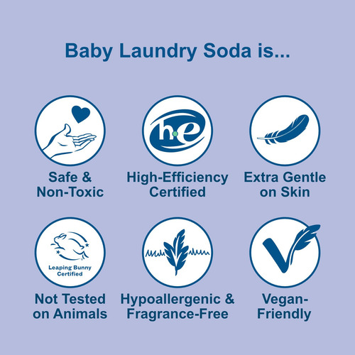 Nellie's All Natural Baby Detergente Para Ropa En Polvo 80