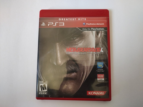 Metal Gear Solid 4 Guns Of The Patriots Greatest Hits Fisico