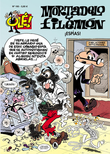 Libro ¡espías! (olé! Mortadelo 195)