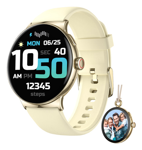 Smartwatch Kakury Sports Smart Watch Ip68 Impermeable Negro 1,43 Pulgadas Y Llamadas Bluetooth Y Medición De La Presión Arterial, Múltiples Formas De Usar Alexa Voz Intelligent