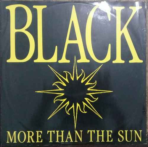 Lp Vinil Black More Than The Sun Promo Ed. Uk 1984 Raro