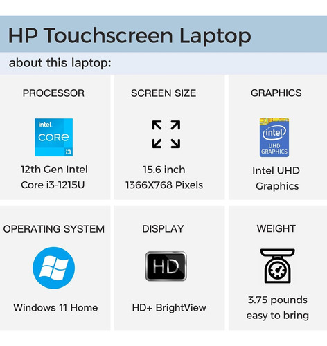 Laptop Hp Business 2023 15.6 Core I3-1215u 32gb Ram 2tb Ssd