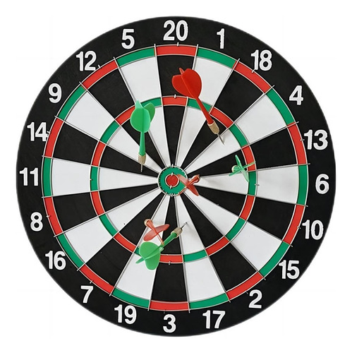 2024 15 Bullseye De Doble Cara Con 6 Dardos