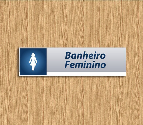 Placa Banheiro Feminino