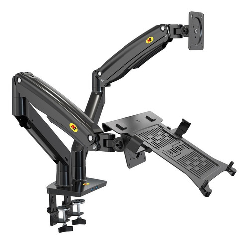 Imagen 5 de 10 de Soporte Neumático Monitor Y Laptop De Hasta 9kg. (17a 32)