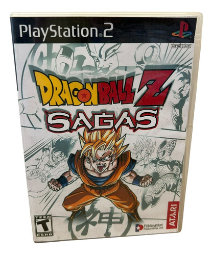 Jogo Dragon Ball Z Sagas Play 2 Com Capa E Poster Ps2