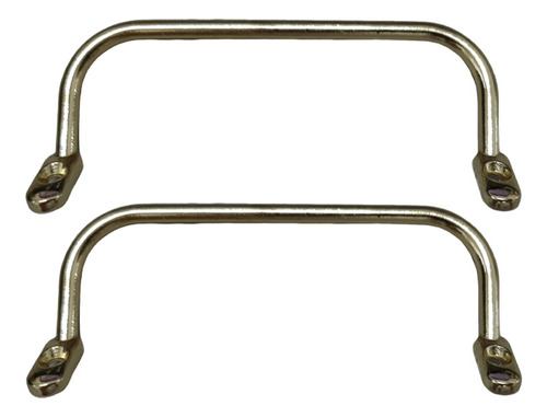 Alça Lateral Para Bandeja Jogo 2 Unidades 90x30mm Artesanato Cor Dourado