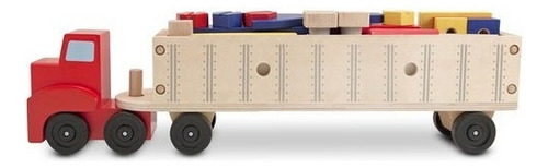 Camion Para Construcción De Madera Melissa And Doug Cantidad De Piezas 22
