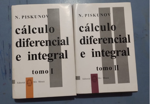 Libro Mir Calculo Diferencial E Integral 2 Tomos Piskunov 