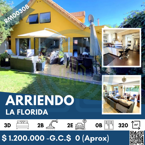 Casa En Arriendo De 3 Dorm. En La Florida