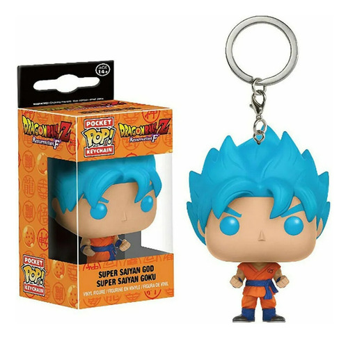 Ssgss Goku Llavero Pocket Funko Pop Keychain Dragon Ball Z