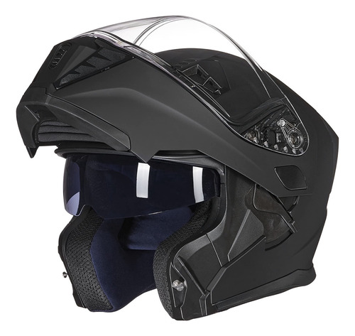 Ilm Casco Modular De Cara Completa Abatible Con Doble Viser.