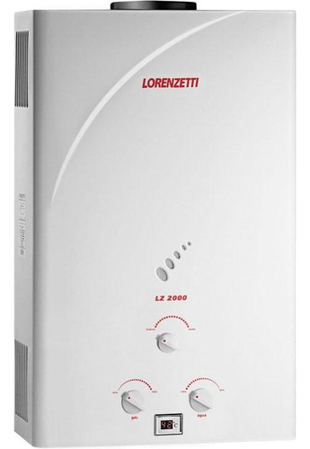 Aquecedor De Água Gás Glp Lorenzetti Lz 2000, 19 Litros
