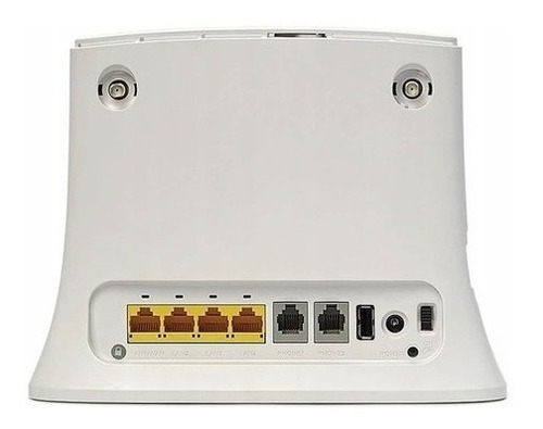 Módem y Chip Telcel Internet En Casa Ilimitado Zte Mf283u Color Blanco