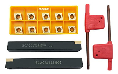 1/2 /12mm Shank Indexable Carbide Turning Tool Insert H...