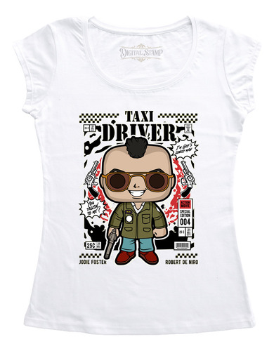 Remera Mujer Taxi Driver Robert De Niro Funko Pop124 Premium