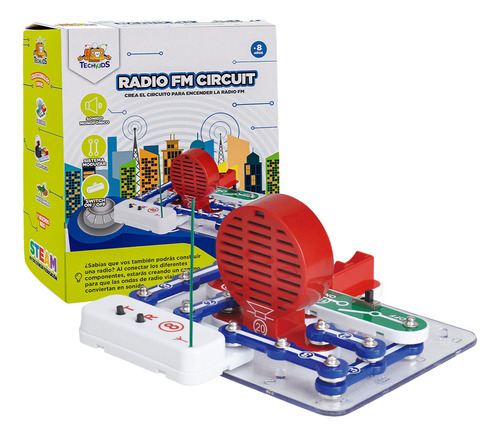 Juego De Ciencia Kit Radio Fm Techkids