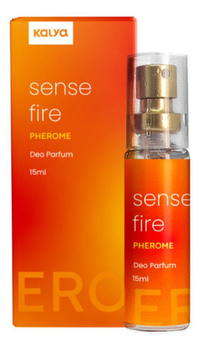 Perfume Feminino Com Feromônio Pherome Sense Fire 15ml