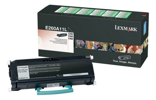 Tóner negro Lexmark E260a11l