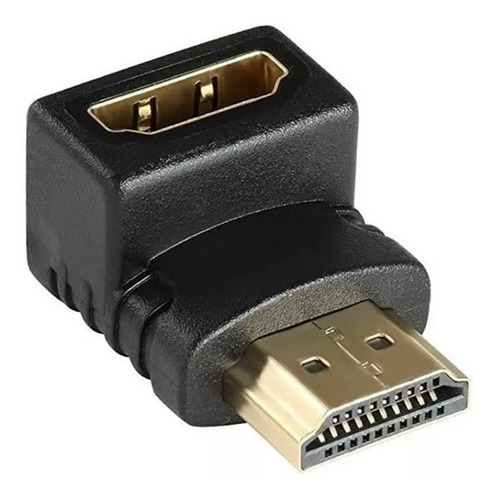 Codo Unión Convertidor Hdmi /90 Grados Angulo Macho A Hembra