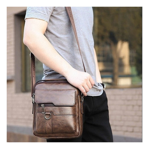 Bemvindo À Minha Loja. Bolso De Piel Para Hombre Con