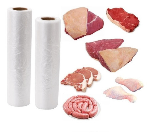 Imagem 7 de 11 de Kit 2 Bobina Saco Para Legume Picotado Plástico 35x50 C/500
