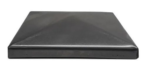 Imagen 3 de 3 de Tapa Semi Plana De Chapa Para Columna 80x80 Mm X 5 Unid