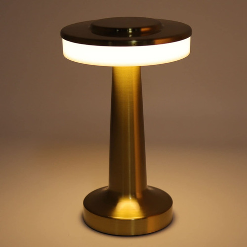 Lámpara De Mesa Led Portátil Táctil 3 Niveles Temperatura Co