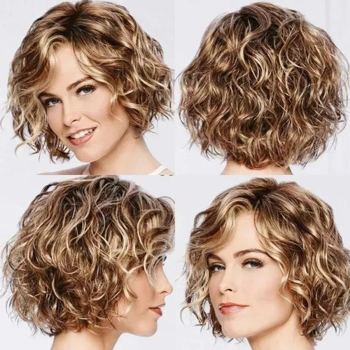 Pelucas Rubias Cortas For Mujer, Pelo Corto